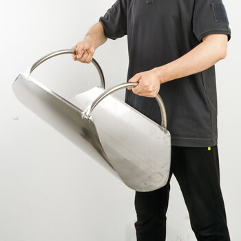 装沙工具防汛沙袋沙土装袋工具便携式不锈钢装沙铲子沙子玉米小麦