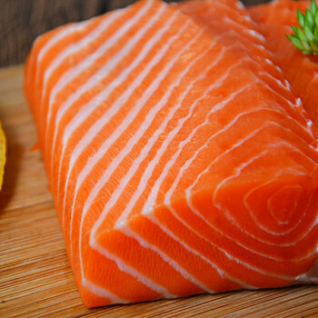 皓谦新西兰帝王鲑 鲜冻三文鱼 新鲜日料食材 即食300克冰鲜中段现切