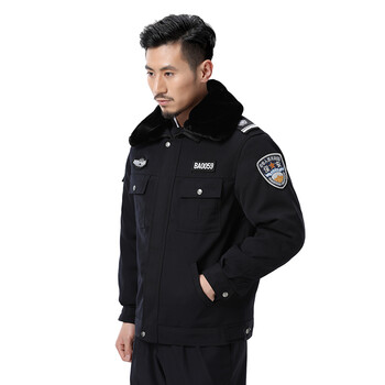 辅警制服保安服冬装棉服男女保安大衣加厚防寒服制服棉袄冬执勤棉衣