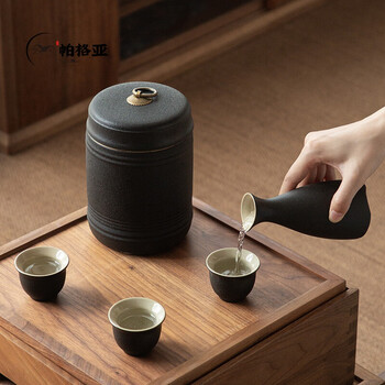 日本温酒器日式套装黄酒白酒半斤烫酒壶一两白酒杯仿古暖酒煮酒壶温酒