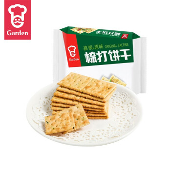 嘉顿(Garden)苏打饼干蔬菜味梳打饼干460g价格走势及口感评测