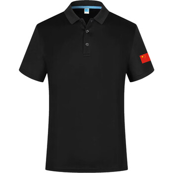 鸿星尔克中国国家队速干polo衫男立领翻领冰丝透气训练china运动t恤女