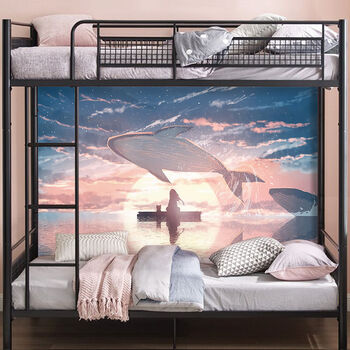 壁纸卧室电视背景墙纸唯美墙纸二次元自粘壁纸超大动漫画学生宿舍卧室