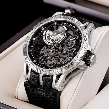 男表品牌轻奢大表盘法国手表男士大表盘全自动机械表大爆炸送礼男表白