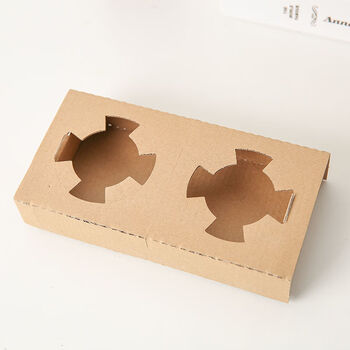 啡晨 一次性奶茶杯托牛皮纸底托咖啡外卖打包杯托饮品饮料单杯两杯托