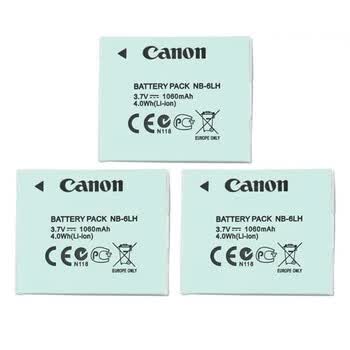 挚赫格适用佳能ixus85isixus95105isixus200210相机电池nb6lis3个电池