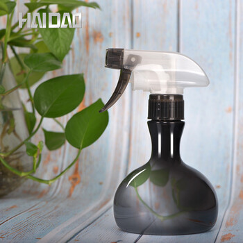 海道小喷壶手持喷雾器 园艺浇花家居清洁75%酒精喷水壶理发化妆淡黑色喷壶