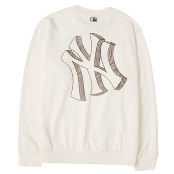 mlb儿童官方男女童宽松潮流运动卫衣休闲上衣23秋季新 纽约洋基队/深