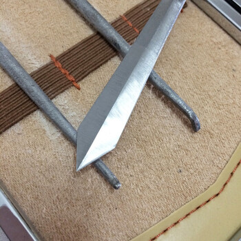 手工锻打碳钢阉猪刀兽医阉割刀阉猪刀器械阉母猪桃花去势阉猪 1把中号