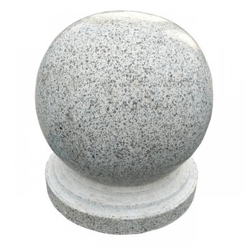 挡车石石球路障圆石球花岗岩石头球阻车球隔离石大理石广场diy石墩子