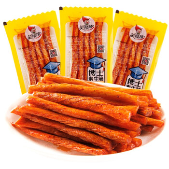 笑辣辣 博士素牛筋辣条麻辣面制品红烧校园怀旧零食小吃独立包装 素