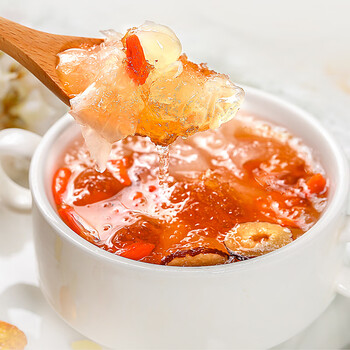 果果老爹桃胶雪燕皂角米组合云南桃胶干小包装搭配即食银耳羹便捷小包