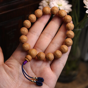 尼泊尔凤眼菩提子手串单圈小手串手持手捻文玩菩提念珠佛珠直径125mm