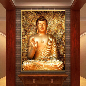 佛像画菩萨佛像画框佛像挂画合集释迦牟尼画像西方三圣阿弥陀佛弥勒