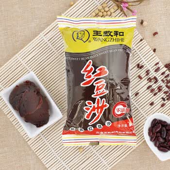 王致和烘焙馅料 红豆沙500g 自制刨冰红豆沙面包粽子