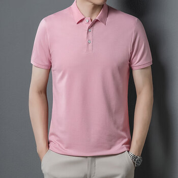 乔丹夏季短袖t恤男装有领保罗翻领polo衫商务纯色纯白色简约百搭官方