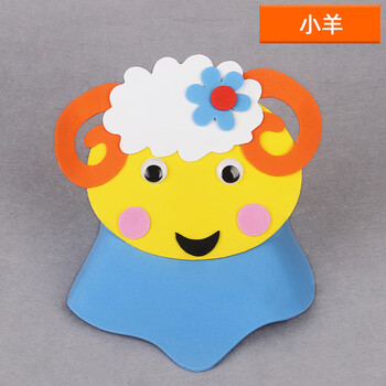 幼儿园卡通头套青蛙小动物帽子可爱兔子耳朵头饰六一儿童表演道具e