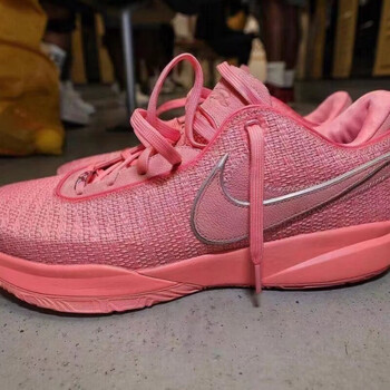 斯20代篮球鞋粉薄荷绿低帮气垫实战篮球鞋 粉色 36