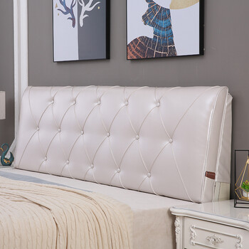 靠垫床头软包靠背垫靠枕大靠背双人床靠背榻榻米皮革床头软包自粘可拆