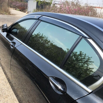 宝马520li晴雨挡525li车窗雨眉530li遮雨挡528li挡雨板不锈钢加厚宝马
