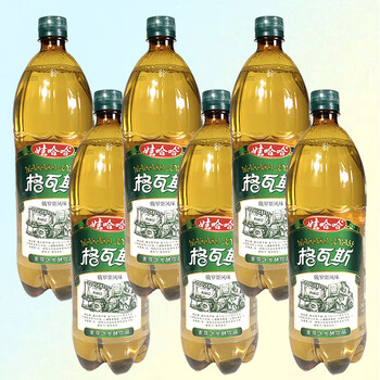 娃哈哈格瓦斯饮料125l12瓶装整箱大瓶麦芽发酵饮品碳酸饮料大瓶125l6