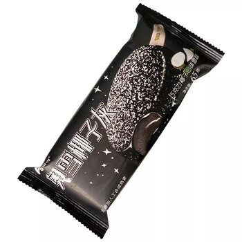 奥雪(a)椰子灰雪糕 脆皮巧克力冰淇淋 冷饮冰棒 65g怀旧童年冰棍 椰子