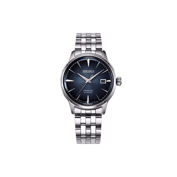 精工seiko精工presage系列米防水机械机芯不锈钢表带日韩表男深蓝盘