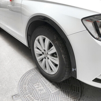 汽车改装通用宽体轮眉炭纤维防刮贴装饰橡胶轮眉防擦条汽车防撞条