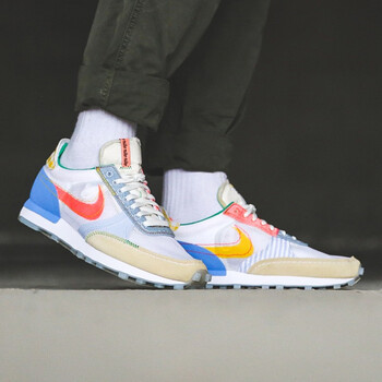 潮耐克nikedaybreaktype休闲运动解构男女鞋白粉华夫鞋白蓝绿白粽复古