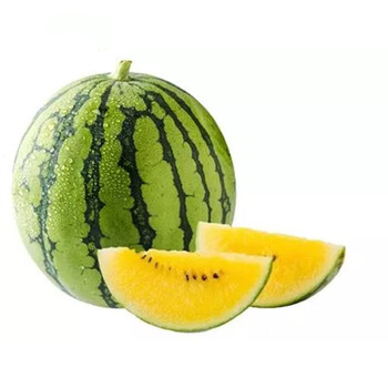 特小凤黄心甜西瓜 新鲜3-4斤 农家当季水果甜瓜爆甜整箱皮薄黄肉现摘