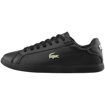 鳄鱼lacoste法国男鞋春夏纯色百搭潮流休闲街拍板鞋41sma001102h黑色