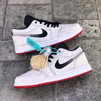 aj白丝绸可撕纯质乔1低帮鞋aj男女鞋潮流板鞋校园运动篮球鞋 白丝绸