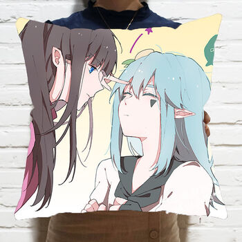 凹凸世界凯柠凯安莉洁凯莉同人周边抱枕毛绒玩具沙发靠垫动漫卡通周边