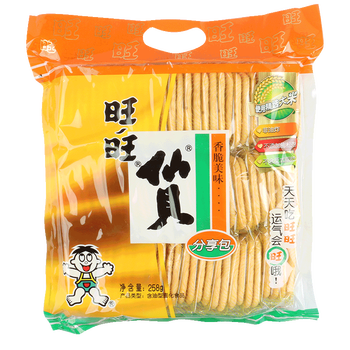 旺旺雪饼仙贝大米饼休闲零食品送儿童小吃整箱年货礼盒批发 旺旺仙贝