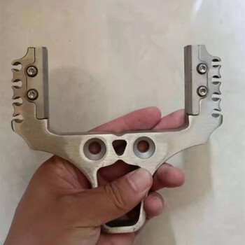 【京享好物】猎鹰弹弓配件 y战狼圆皮扁皮弹弓两用不锈钢快压雷霆猎鹰