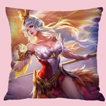 花仟陌王者荣耀抱枕游戏周边诸葛亮韩信貂蝉李白花木兰来图定制靠垫