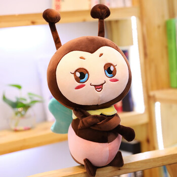 可爱小蜜蜂布偶毛绒玩具安抚儿童玩偶公仔床上女生布娃娃儿童玩具女
