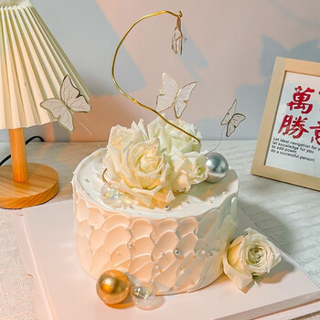 杉茵 网红定制生日蛋糕创意儿童男女定制送女友老婆全国同城配送 爱的