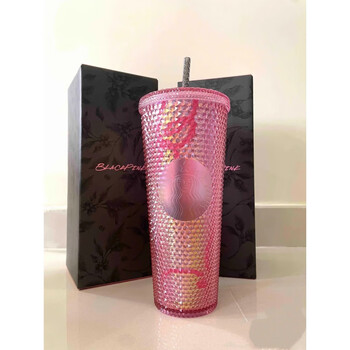 靓趣blackpink星巴克杯子限量版starbucks联名bp周边水杯榴莲杯吸管杯
