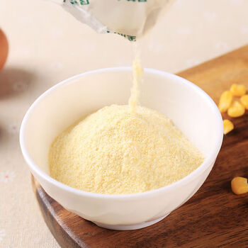 如恋垦荒人原味玉米糊无蔗糖早餐即食冲饮400g 高钙玉米糊4袋