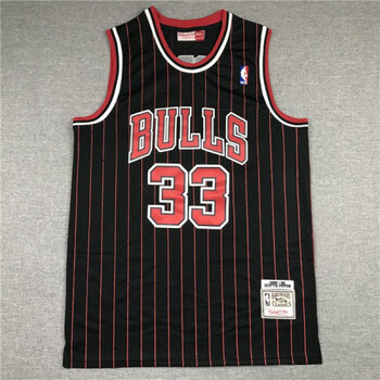 滕讯体育nba全明星公牛队33号皮蓬复古球衣23号飞人91号罗德曼篮球服