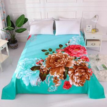 怀旧国民床单双人床单老式国民床单单件加厚全棉印花老款上海双人怀旧