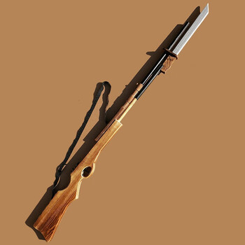 禧班威影视道具枪三八大盖步枪木制戏剧舞台八路军红军道具38枪 原木