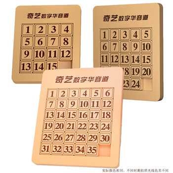 奇艺 数字华容道三国华容道磁力版 儿童男女小孩通关三国解题拼图 早教玩具 生日儿童礼物 4+5+6阶华容道