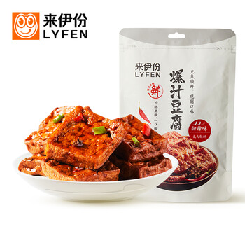 品尝来伊份甜辣味爆汁豆腐,释放你的味蕾