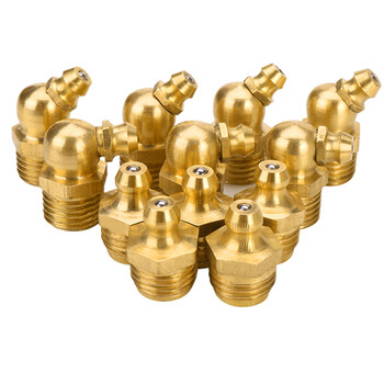 纯铜国标黄油嘴黄油枪配件软管铁管接头注油嘴加油嘴m8m10m12直销