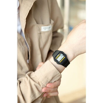 casio卡西欧 海外代购小方块f91w 复古电子手表男女情侣 本拉登同款 f