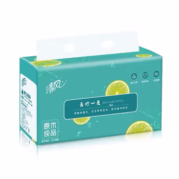 清风3层100抽抽取式面巾纸3层*4包/提 8提/箱 32包整箱AR42YZY