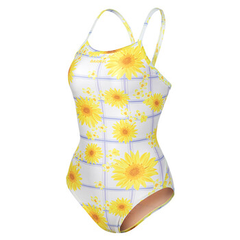 barrel速干冲浪泳衣女士花园向阳防晒专业运动竞技三角连体游泳装向阳
