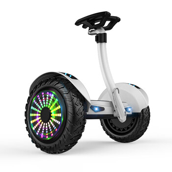 小米生态适用智能电动平衡车儿童带扶杆通用双轮成年越野体感平行车